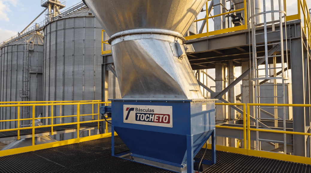 Balanza de flujo para granos de Básculas Tocheto