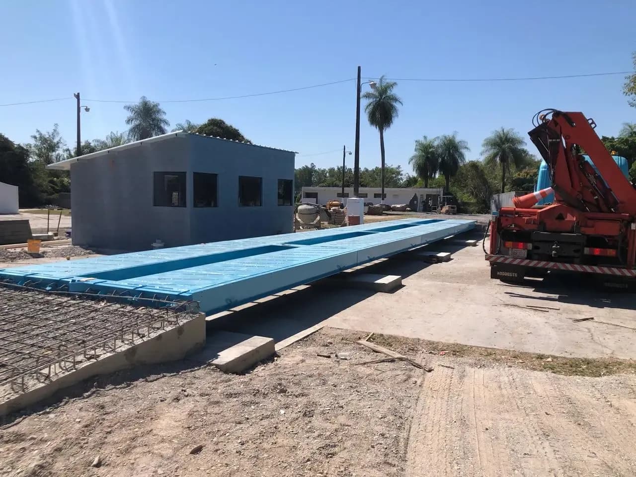 Báscula para camiones metálica modular de Básculas Tocheto